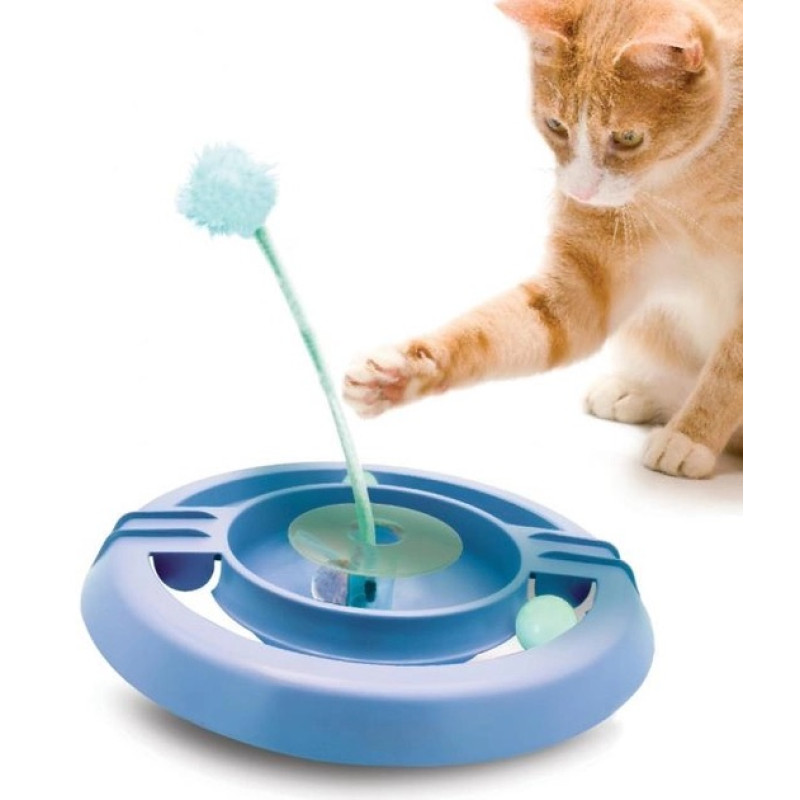 Outward Hound Petstages Wobble Track Blu интерактивная игрушка для котов - фото 2