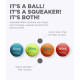 Outward Hound Squeaker Ballz Squeaky Tennis Balls набор игрушек для собак, 6.5 см - фото 4