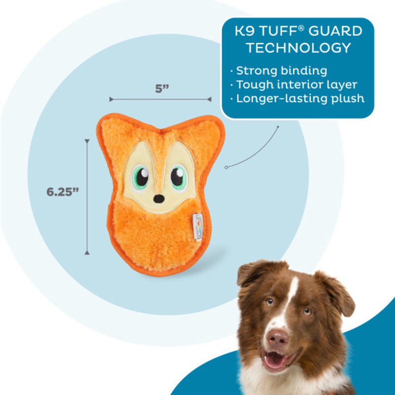 Outward Hound Durablez Fox игрушка для собак, 12.5 см - фото 3