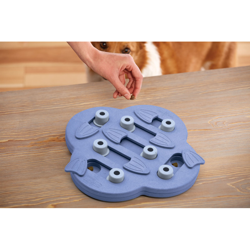 Outward Hound Nina Ottosson Dog Hide N`Slide - Composite інтерактивна іграшка для собак, фіолетова - фото 3