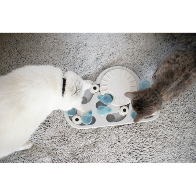 Outward Hound Nina Ottosson Rainy Day Puzzle & Play Cat Game интерактивная игрушка для котов - фото 2