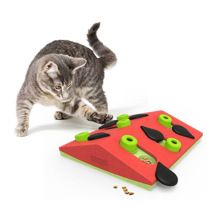 Outward Hound Nina Ottosson Puzzle & Play Melon Madness интерактивная игрушка для котов - фото 2