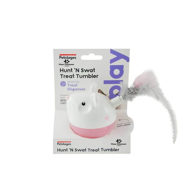 Outward Hound Nina Ottosson Hunt `N Swat Treat Tumbler интерактивная игрушка для котов - фото 2