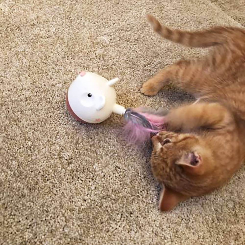 Outward Hound Nina Ottosson Hunt `N Swat Treat Tumbler интерактивная игрушка для котов - фото 3