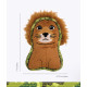 Outward Hound Xtreme Seamz Lion игрушка для собак, 18 см - фото 3