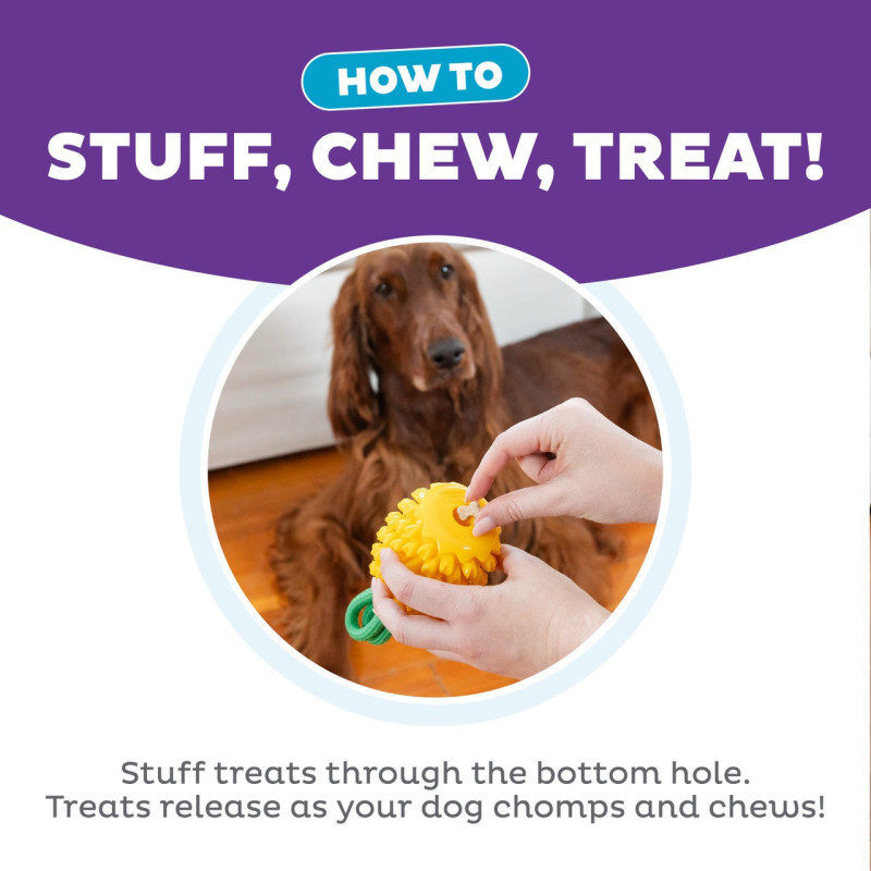 Outward Hound Dental Pineapple Dental Chew Toy игрушка для собак, 16.5 см - фото 4