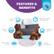 Outward Hound Paw N' Play Dog Puzzle інтерактивна іграшка для собак - фото 2