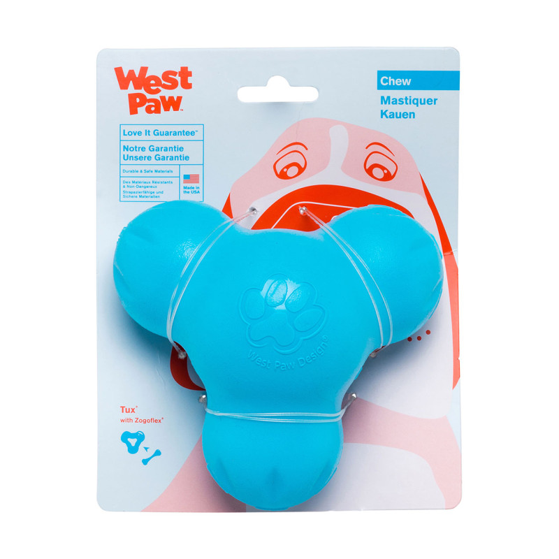West Paw Tux Treat Toy игрушка для собак голубая, 13 см - фото 2
