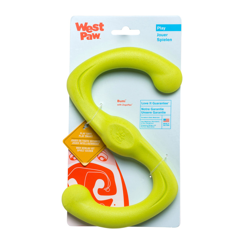 West Paw Bumi Tug Toy игрушка для собак зеленая, 24 см - фото 2