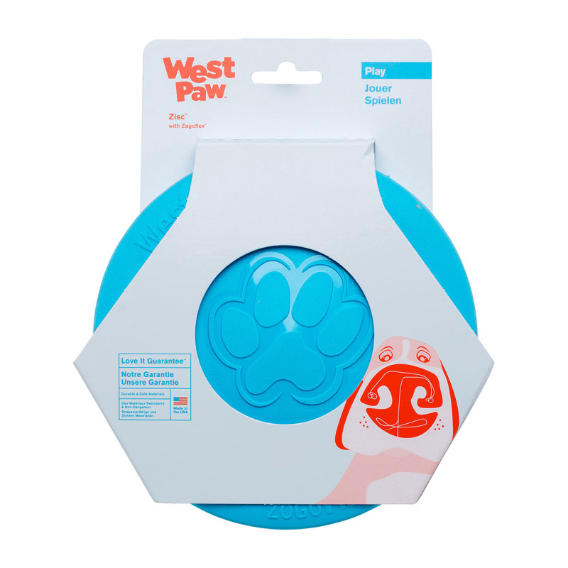 West Paw Zisc Flying Disc іграшка для собак блакитна, 17 см - фото 2