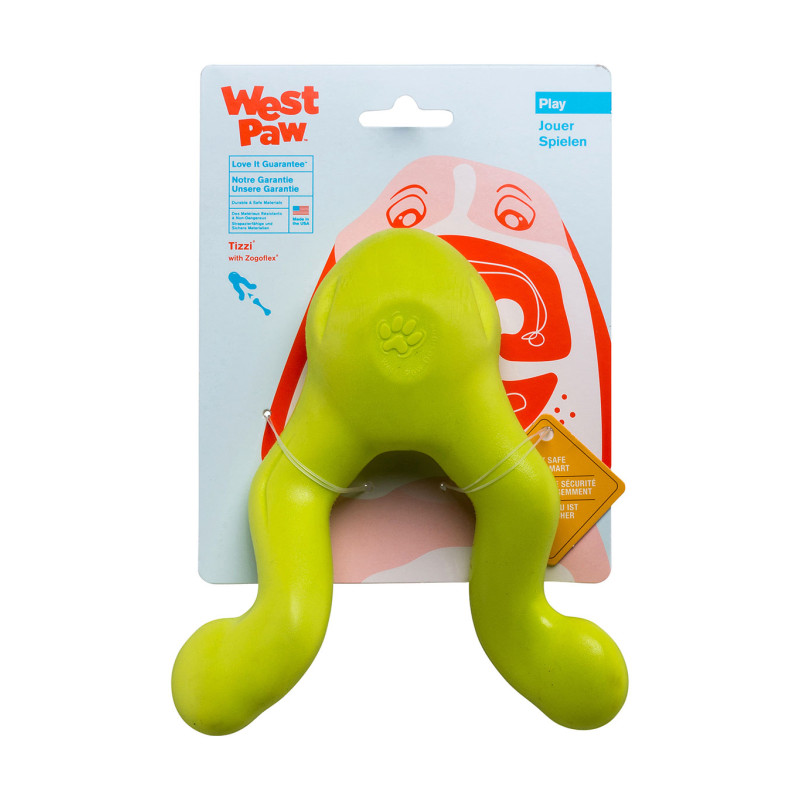 West Paw Tizzi Dog Toy іграшка для собак зелена, 18 см - фото 2