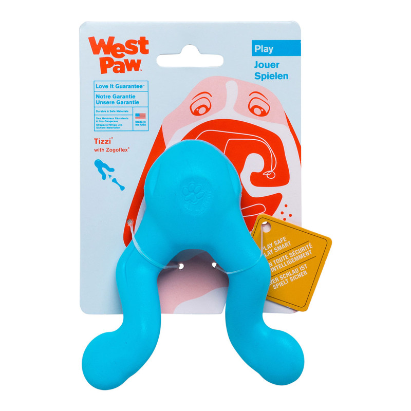West Paw Tizzi Dog Toy іграшка для собак блакитна, 11 см - фото 2
