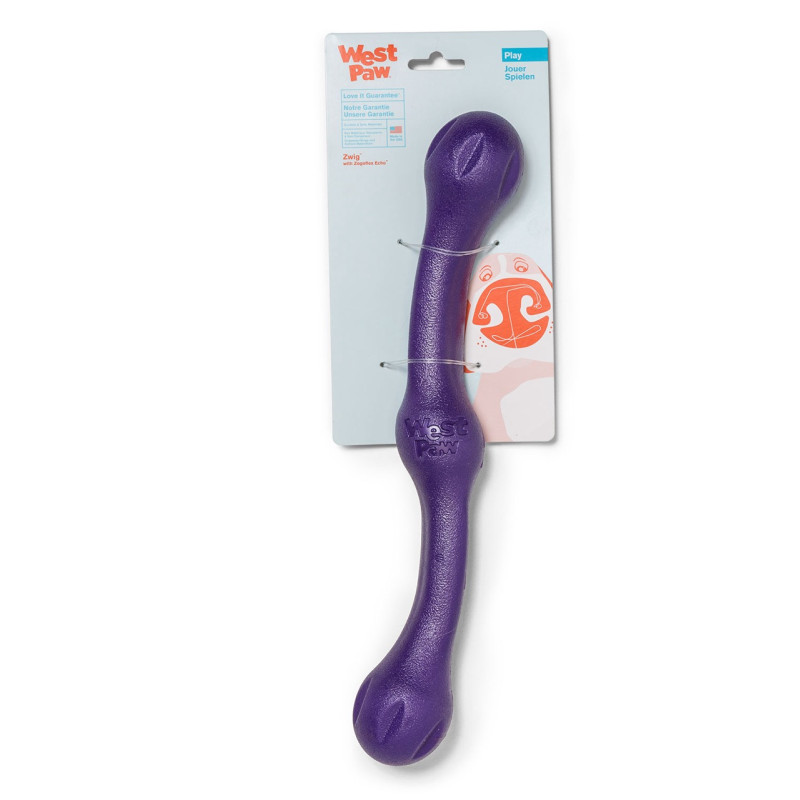 West Paw Zwig Toy игрушка для собак фиолетовая, 35 см - фото 2