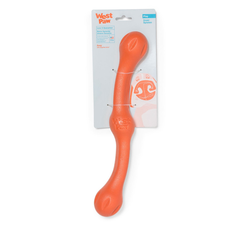 West Paw Zwig Toy игрушка для собак оранжевая, 35 см - фото 2