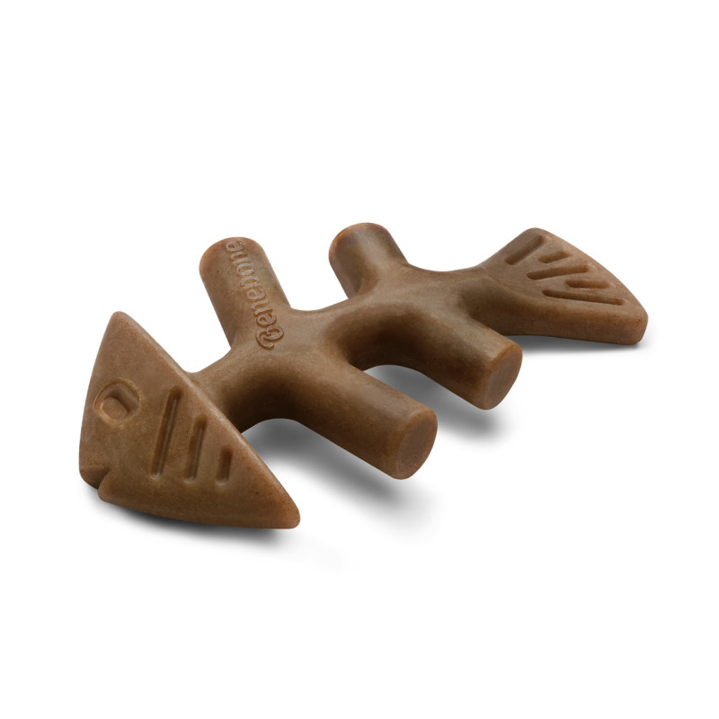 Benebone Fishbone Salmon іграшка для собак зі смаком лосося, 22.5 см - фото 2