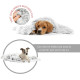 Outward Hound Best Frends Donut Shag Blanket Shag коврик для собак, серый, 101 см х 76 см - фото 3