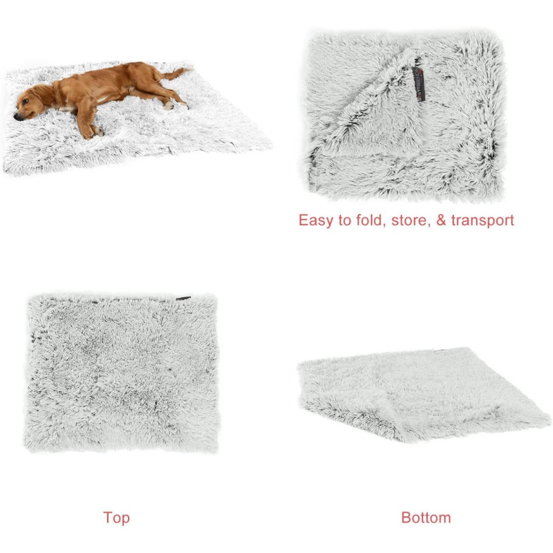 Outward Hound Best Frends Donut Shag Blanket Shag коврик для собак, серый, 101 см х 76 см - фото 5