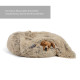 Outward Hound Best Friends Donut Shag Blanket Shag килимок для собак, бежевий, 101 х 76 см - фото 3