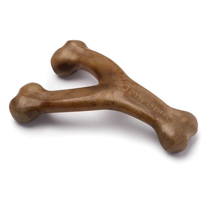 Benebone Wishbone Bacon іграшка для собак зі смаком бекону, 17 см - фото 2
