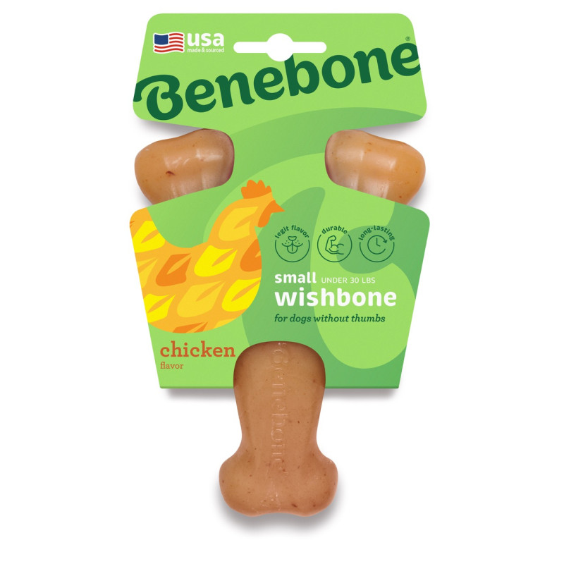 Benebone Wishbone Chicken іграшка для собак зі смаком курки, 13.5 см - фото 3