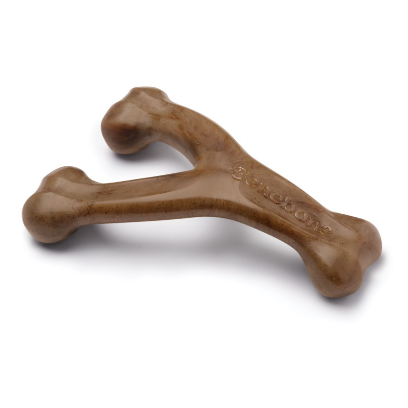 Benebone Wishbone Bacon іграшка для собак зі смаком бекону, 21 см - фото 2