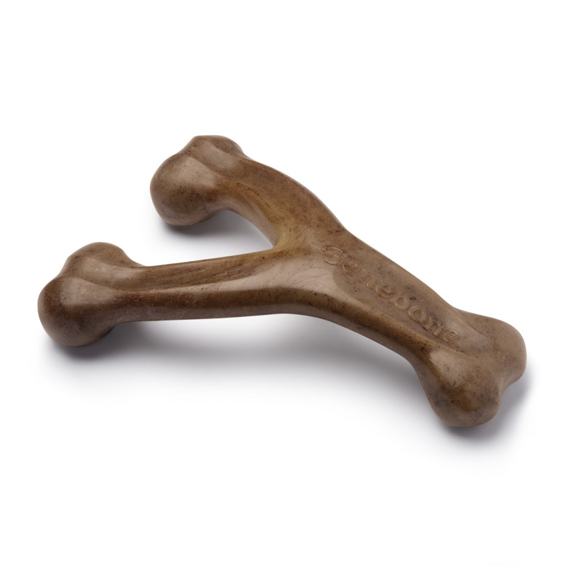 Benebone Wishbone Bacon іграшка для собак зі смаком бекону, 22.5 см - фото 2