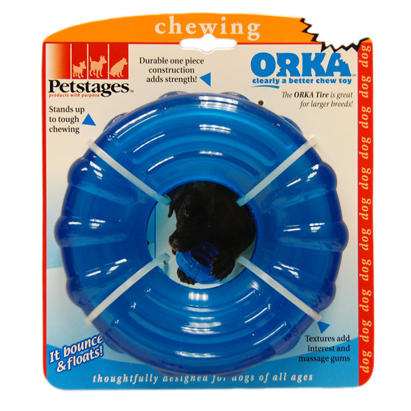 Outward Hound Petstages Orka Tire игрушка для собак, 15 см - фото 3
