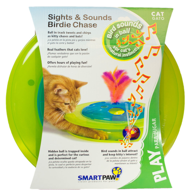Outward Hound Petstages Sights & Sounds Birdie Chase игрушка для кошек - фото 3