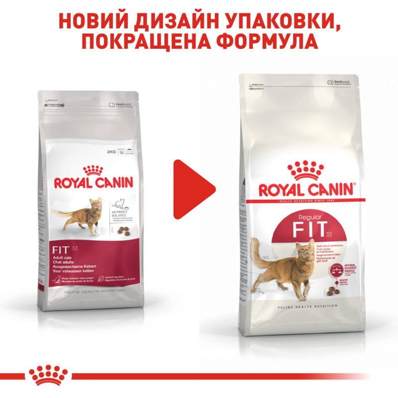Royal Canin Fit 32 сухий корм для котів, що живуть у приміщенні 10 кг - фото 6