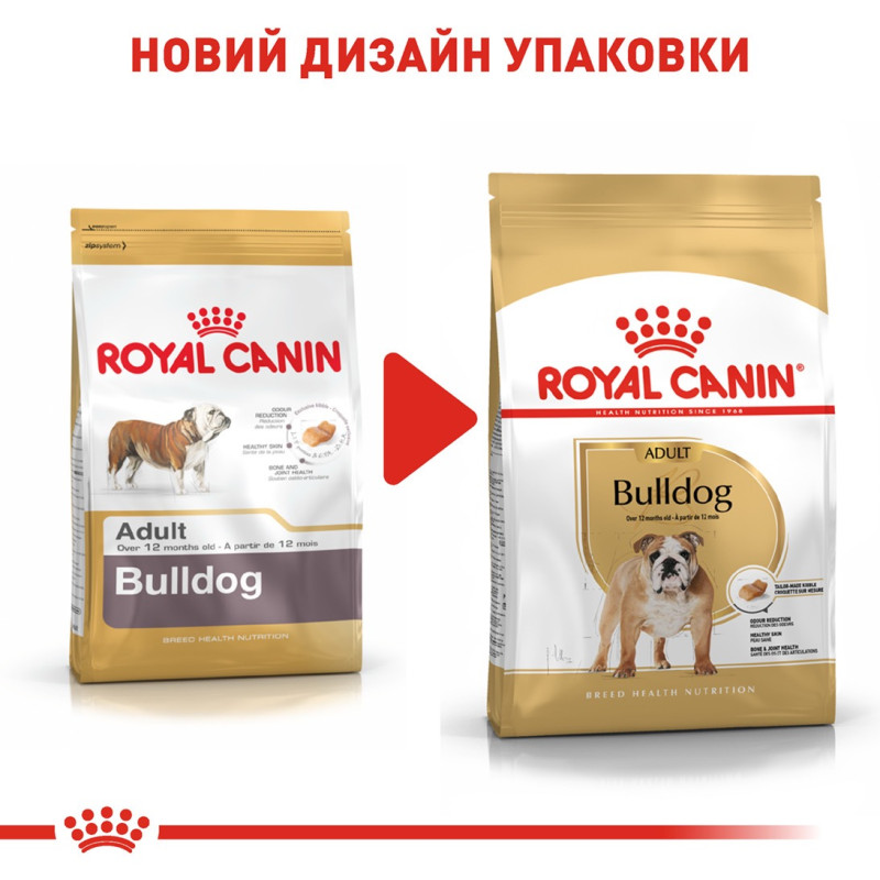 Royal Canin Bulldog Adult сухий корм для собак породи бульдог 3 кг - фото 6