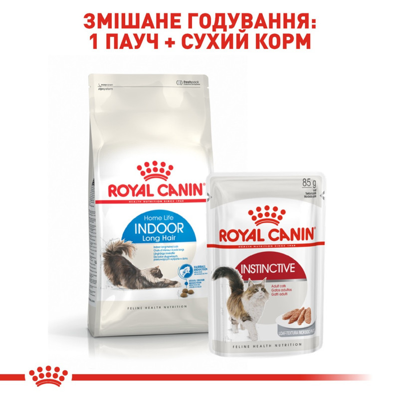 Royal Canin Indoor Long Hair сухой корм для длинношерстных котов, живущих в помещении 2 кг - фото 6