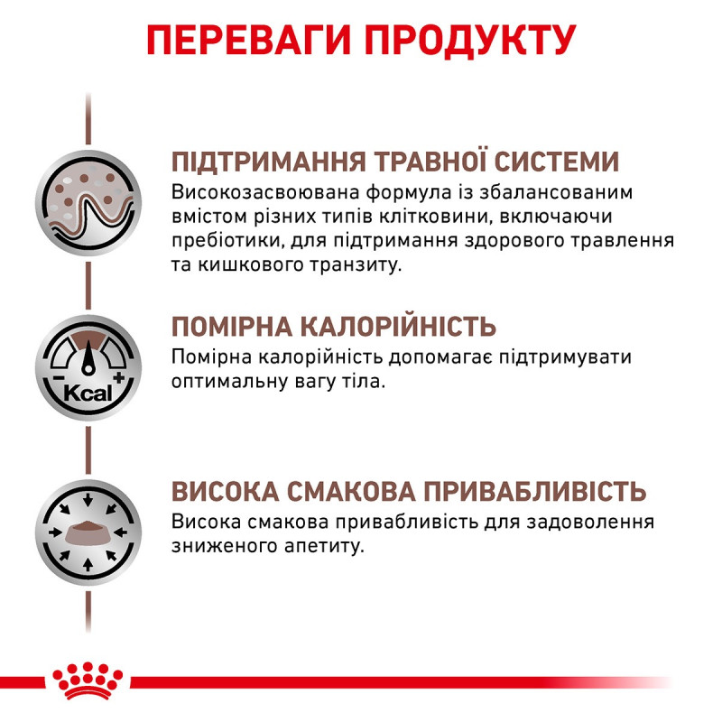 Royal Canin Gastrointestinal Moderate Calorie Feline сухой корм для котов с проблемами пищеварения и избыточным весом, 2 кг - фото 4