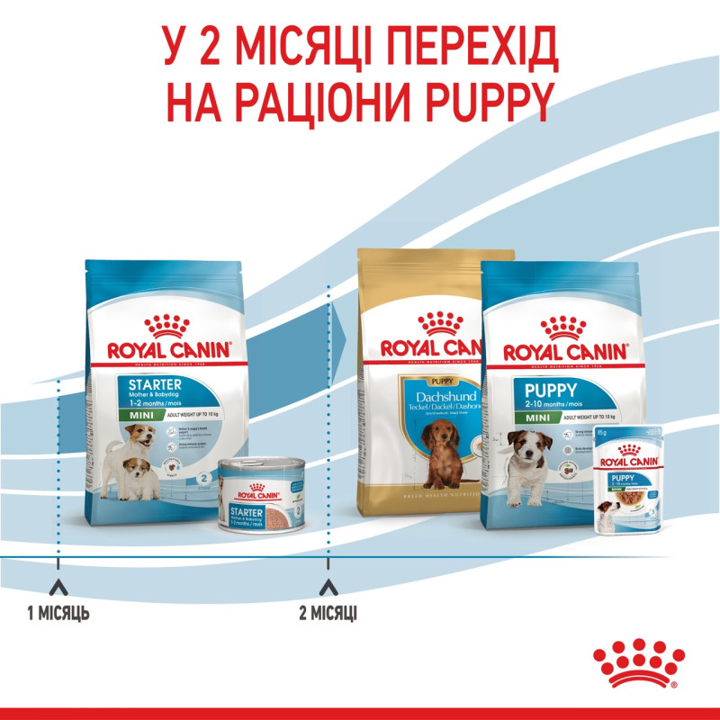 Royal Canin Mini Starter сухой корм для щенков и беременных и кормящих собак 1 кг - фото 7