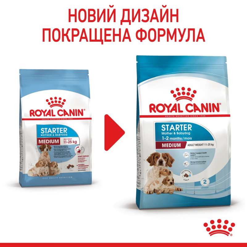 Royal Canin Medium Starter сухой корм для щенят средних пород 1 кг - фото 6