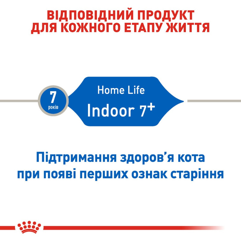 Royal Canin Indoor 7+ сухой корм для пожилых котов, живущих в помещении 3.5 кг - фото 3