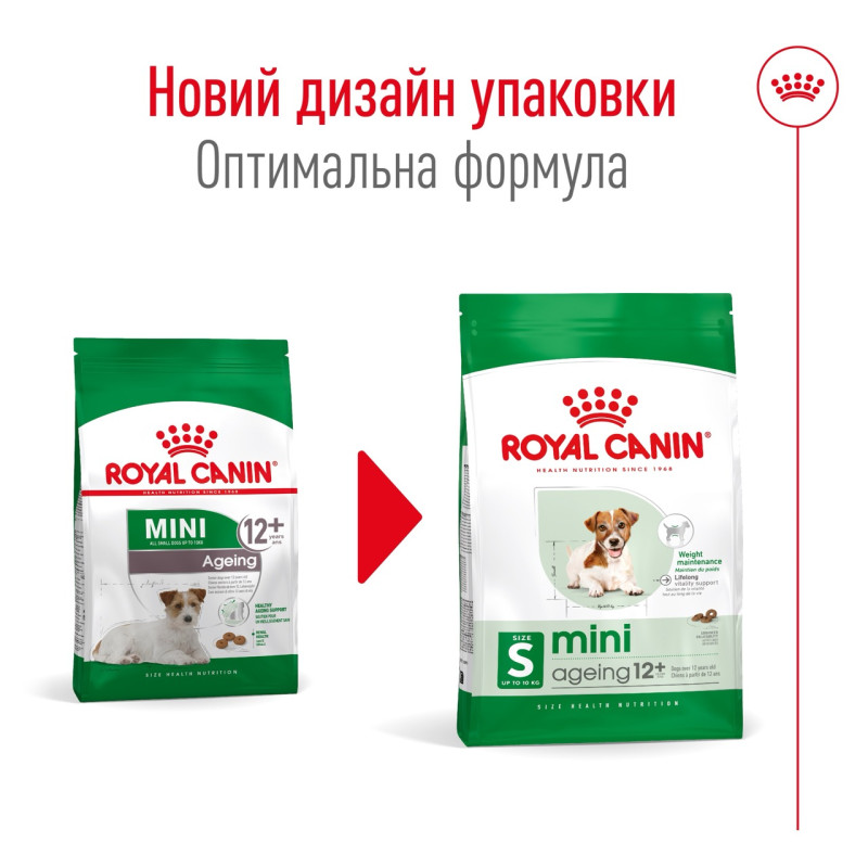 Royal Canin Mini Ageing 12+ сухий корм для літніх собак дрібних порід 0.8 кг - фото 6
