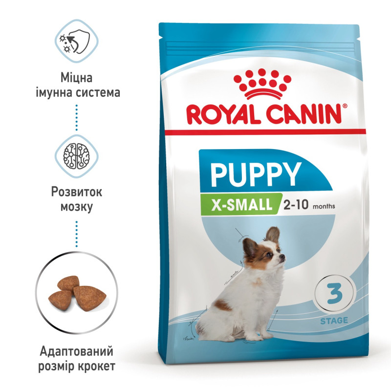 Royal Canin X-Small Puppy сухой корм для щенков малых пород 0.5 кг - фото 2