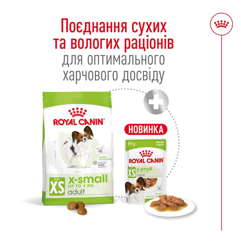 Royal Canin X-Small Adult сухой корм для взрослых собак мелких пород 1.5 кг - фото 5