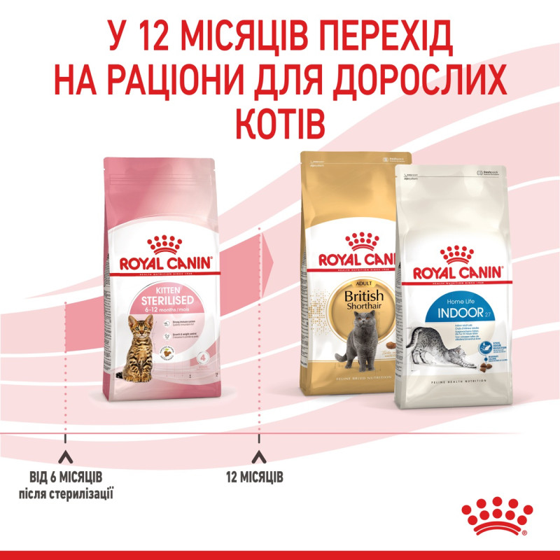 Royal Canin Kitten Sterilised сухой корм для стерилизованных котят 400 гр - фото 9