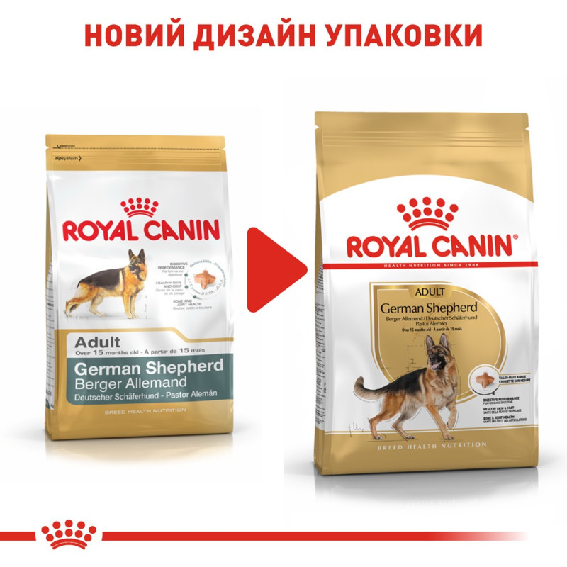 Royal Canin German Shepherd Adult сухой корм для собак породы немецкая овчарка 11 кг - фото 5