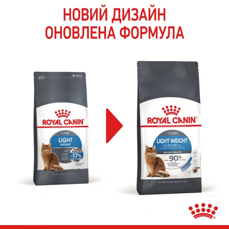 Royal Canin Light Weight Care сухий корм для зниження ваги у котів 1.5 кг - фото 3