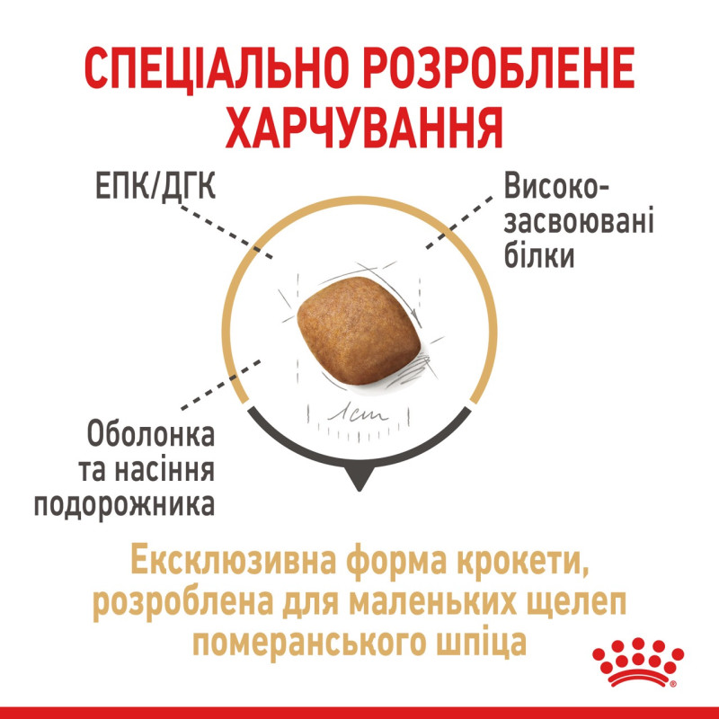 Royal Canin Pomeranian Adult сухой корм для собак породы померанский шпиц 0.5 кг - фото 4