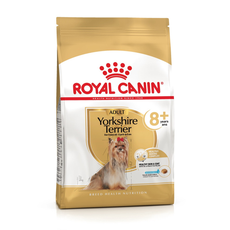Royal Canin Yorkshire Terrier Ageing 8+ сухой корм для пожилых собак породы йоркширский терьер 1.5 кг - фото 3