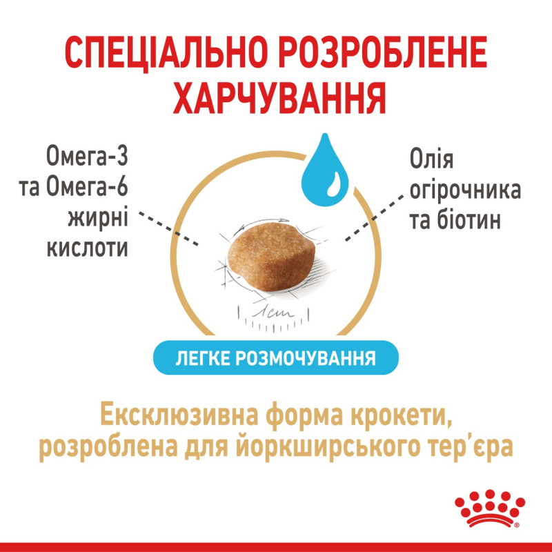 Royal Canin Yorkshire Terrier Ageing 8+ сухой корм для пожилых собак породы йоркширский терьер 1.5 кг - фото 5