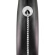 Flexi Black Design XS рулетка для собак, трос 3 м, чорний - фото 2
