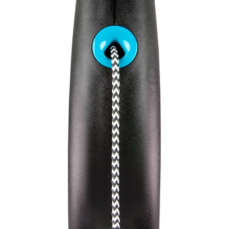 Flexi Black Design XS рулетка для собак, трос 3 м, синий - фото 2