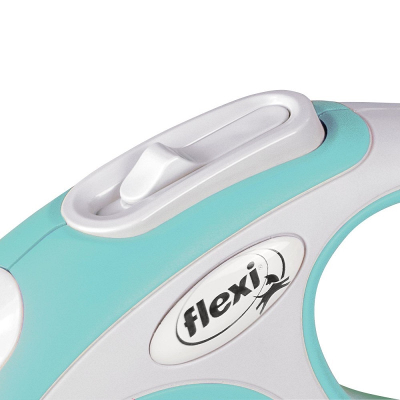 Flexi New Comfort XS рулетка для собак, лента 3 м, голубой - фото 3