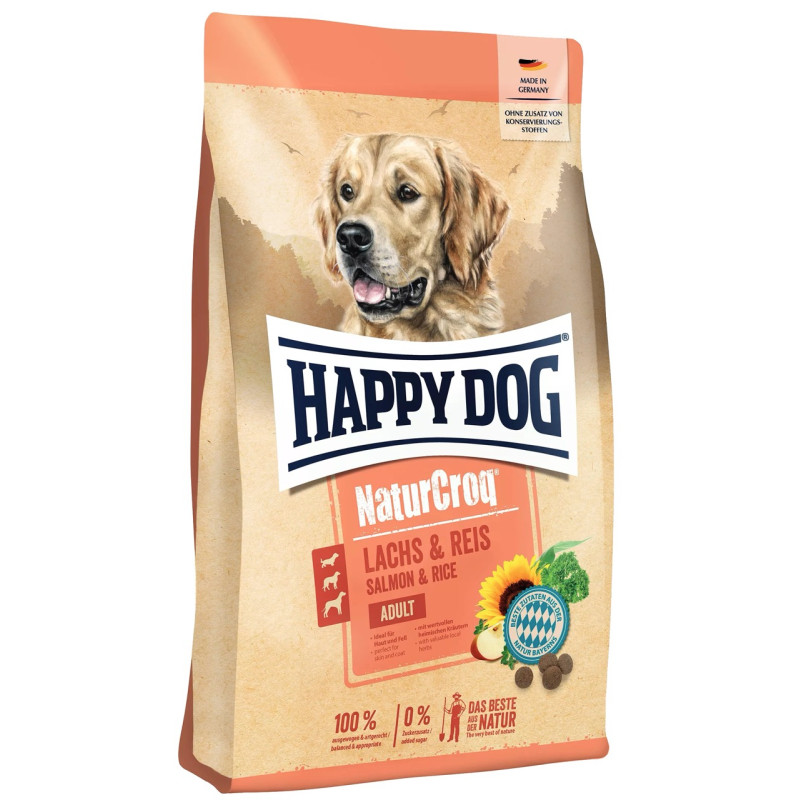 Happy Dog NaturCroq Lachs & Reis сухой корм для собак с лососем, 11 кг - фото 2