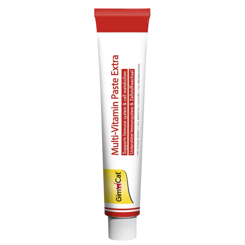 GimCat Multi-Vitamin Paste Extra мультивитаминная паста для кошек, 100 гр - фото 3