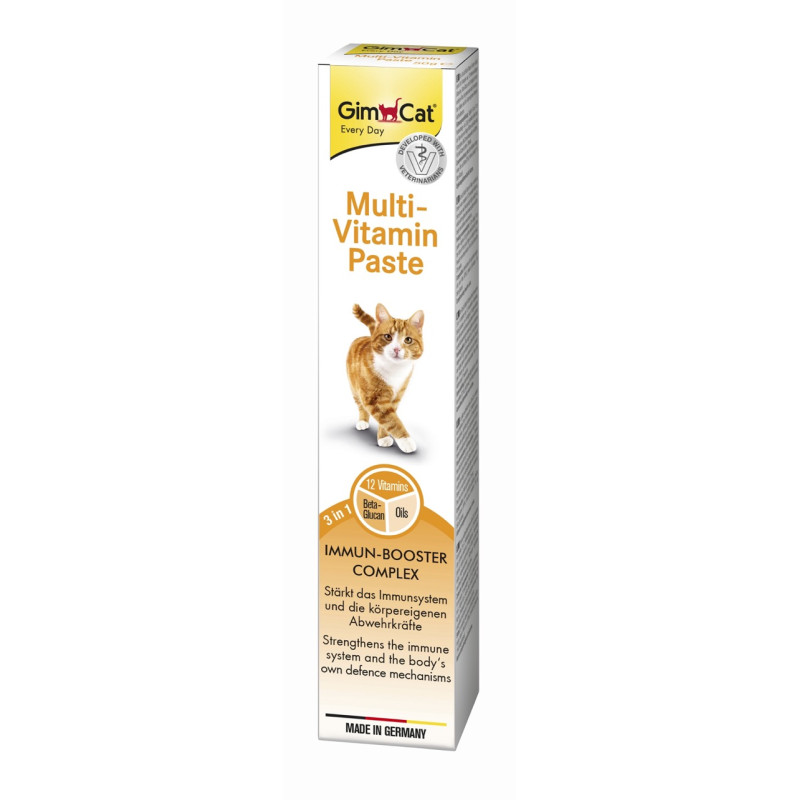 GimCat Multi-Vitamin Paste мультивитаминная паста для кошек, 50 гр - фото 2